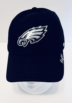 Philadelphia Eagles Baseball Hat Cap &#39;47 Brand Black Cloth Women&#39;s Adjustable - $31.56