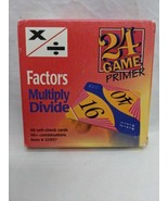 24 Game Primer Factors Multiply Divide Mathematics Flash Card Puzzles - $336.72 MXN