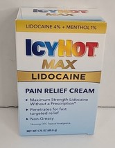 IcyHot Max Lidacaine Pain Relief Cream - 1.75oz each -  Exp 6/25 New - $222.38 MXN