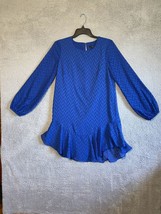 BCBG Maxazria dress Sapphire Blue long sleeve size Small New NWT - $33.41