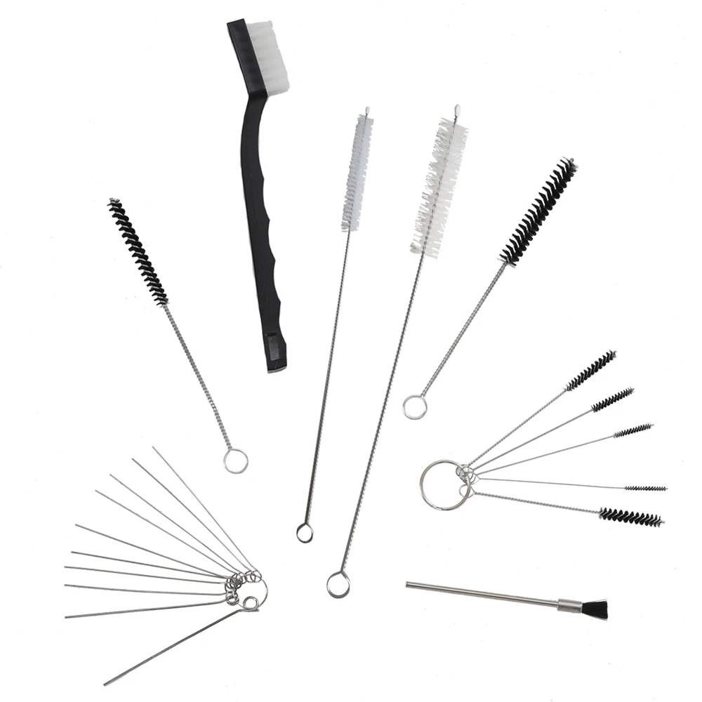 17pcs Airbrush Spray s Nozzle Cleaning Repair Tool Kit Needle &amp; Brush Se... - $3,198.55 MXN