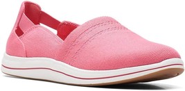 Clarks Cloudsteppers Loafers Breeze Step Womens Casual Comfort Canvas Flats - £40.80 GBP