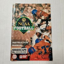 NCAA Football Instruction Booklet Manual ONLY SNES Super Nintendo - €4,22 EUR