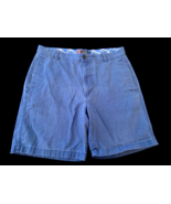 Chaps Ralph Lauren Shorts Size 34 Mens Chino Flat Front Blue Cruise Vaca... - $622.78 MXN