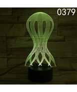 Creative Colorful USB Plug-in Touch 3d Small Night Lamp - £17.09 GBP