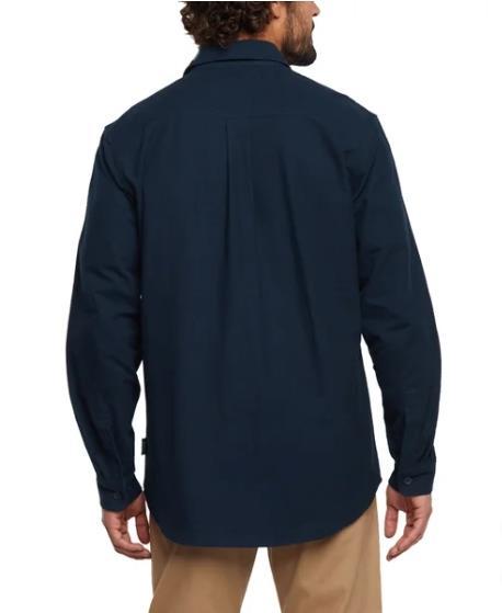Woolrich Mens Shirt Blue Chamois Cotton Long Sleeves Chest Pockets Button-Up Item image 7