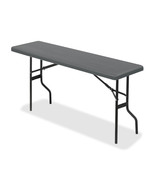 Folding Table 18 in. x 60 in. Charcoal - $257.95