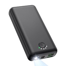 Portable Charger Power Bank 30000Mah - Usb C 22.5W Fast Charging External Batter - £39.04 GBP