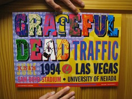 The Grateful Dead Poster Fillmore Traffic Las Vegas June 1994 University... - $378.51 CAD