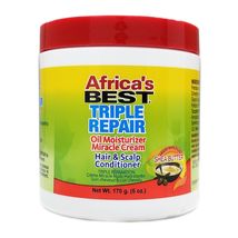 AFRICA'S BEST TRIPLE REPAIR OIL MOISTURIZER HAIR &amp; SCALP CONDITIONER 6OZ - $9.99