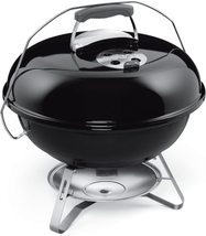 Charcoal Grill With Larger Grilling Area Alloy Steel Painted Black NEW - £101.49 GBP