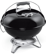 Charcoal Grill With Larger Grilling Area Alloy Steel Painted Black NEW - £101.42 GBP