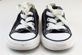 Converse All Star Toddler Unisex 4 Medium Black Low Top Fabric - £17.07 GBP