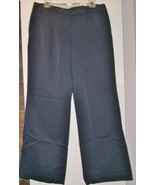 TOMMY HILFIGER CLASSIC NAVY BLUE WIDE LEG TROUSERS NWT$69 MISSES SIZE 10 - £11.73 GBP