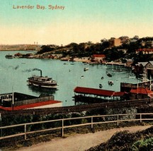 c1910 Sydney Lavender Bay NSW Australia Postcard Valentine Sons GB - £7.93 GBP