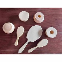 11 Piece Dresser Set  IVOROD Celluloid Vanity Vintage Art Deco Mirror RETRO - $1,414.46 MXN