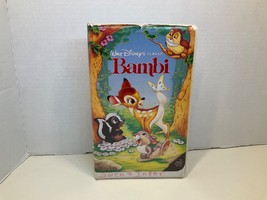 Walt Disney Black Diamond Classic Edition &quot;Bambi&quot; VHS  #942 - Plays - £177.66 GBP