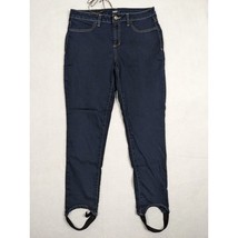 Tribal Denim Womens Stretch Stirrup Pants Dark Blue See Measurements - £11.27 GBP