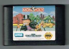 Sega Genesis Monopoly vintage game Cart Only - $19.31