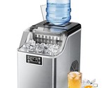 Ice Makers Countertop - 24Pcs Ice Cubes In 13 Min, 45Lbs Per Day, 2 Ways... - £289.76 GBP