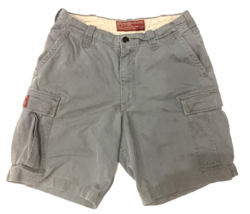 Vintage Abercrombie And Fitch Cargo Shorts Mens Size 32 Olive Khaki Y2K ... - $38.49