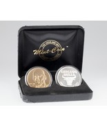 1996-97 Chicago Bulls Back to Back 2 Medallion Set w/Sil.  By The Highla... - €106,84 EUR