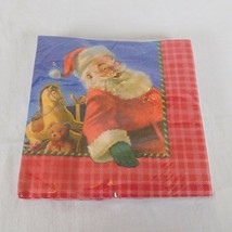 Christmas Paper Luncheon Napkins 20 pcs Nostalgic Santa DesignWare Decou... - £6.22 GBP