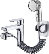 Faucet Sink Hose Sprayer Attachment Set Bathtub Faucet Shower Spray Head With - $38.99