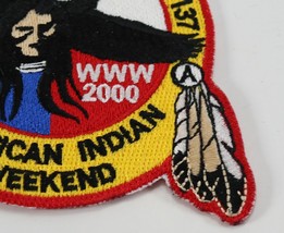 Vintage 2000 Yellow Colonneh 137 Indian Weekend WWW OA Boy Scouts BSA Camp Patch - £9.17 GBP