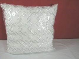 Hotel Collection Embroidered 22&quot; x 22&quot;  Square Decorative Pillow T4101963 - £43.51 GBP