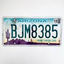 2018 United States Arizona Grand Canyon State Passenger License Plate BJM8385 - £13.15 GBP