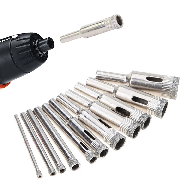 10Pcs Drill Set 3-18mm  Tool Drill Hole Opener For Gl Tile Ceic Marble Drill Bit - £167.71 GBP
