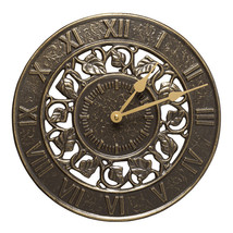 Whitehall Products 01834 Ivy Silhouette Clock - French Bronze - £52.73 GBP