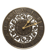 Whitehall Products 01834 Ivy Silhouette Clock - French Bronze - £52.41 GBP