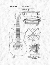 Bridge for Stringed Musical Instruments Patent Print - Gunmetal - £6.23 GBP+