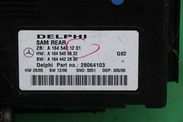 Mercedes Signal Aquisition Control Module Computer SAM REAR A1645401201 image 2
