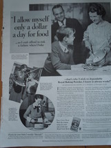 Vintage Royal Baking Powder Print Magazine Advertisements 1935 - $8.99