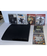 Sony PlayStation 3 PS3 Slim Console CECH-3001B &amp; GAMES - $225.00