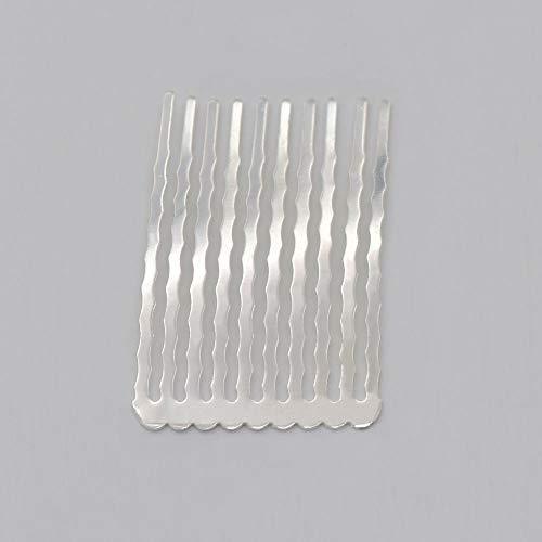 Bluemoona 5 Pcs - 50x32mm Hair Combs Hair Fork Clips Inserted Headdress Women Gi