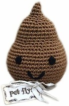 Knit Knacks Doodie the Poo Organic Cotton Small Dog Toy - Teeth Cleaning - £10.71 GBP