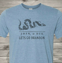 Let&#39;s Go Brandon - Join or Die - #FJB - Patriotic T-Shirt - $14.99+