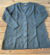 all worthy NWOT Women’s Hunter mcgrady button front cardigan size L sage t11 - £14.87 GBP