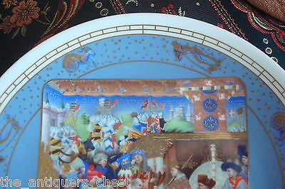 D'Arceau Limoges collector plate "January" NIB with original box and certs ORIGI Item image 3