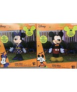 Halloween 3.5 FT Disney Mickey Mouse n Minnie Mouse Air blown Inflatable... - $84.15