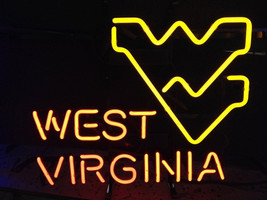 NCAA West Virginia WV Mountaineers University Basketball Neon Light Sign... - £109.34 GBP