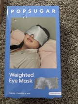 POPSUGAR Weighted Sleep Mask, Silky Soft, Aromatherapy with Lavender &amp; M... - $14.01