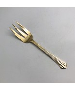 Hampton Forge Gold Stainless Scalloped Ribbed Pattern Serving Fork 8&quot; - $12.19