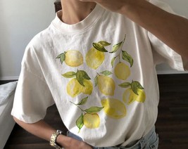 Lemon T-shirt Fruit Shirt Vintage Shirt Graphic Shirt Graphic Tees for Women - £11.18 GBP+