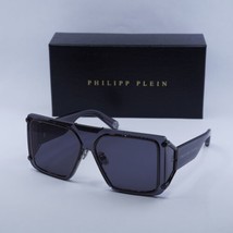 Philipp Plein SPP096M Revolution 0I86 Shiny Dark Grey/Grey 99-00-135 Sunglass... - $503.32