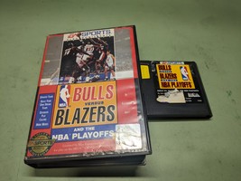 Bulls Vs Blazers and the NBA Playoffs Sega Genesis Cartridge and Case - £4.63 GBP